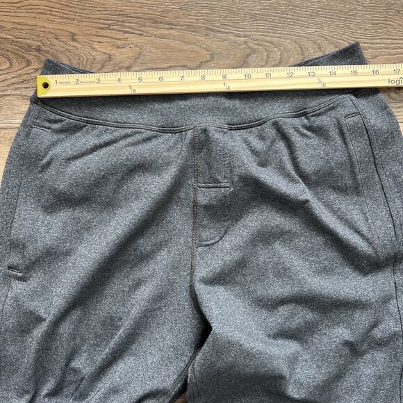 Lululemon Sweatpants Mens Lg Heathered Gray Straight Leg Stretch Pockets Casual - Picture 5 of 12